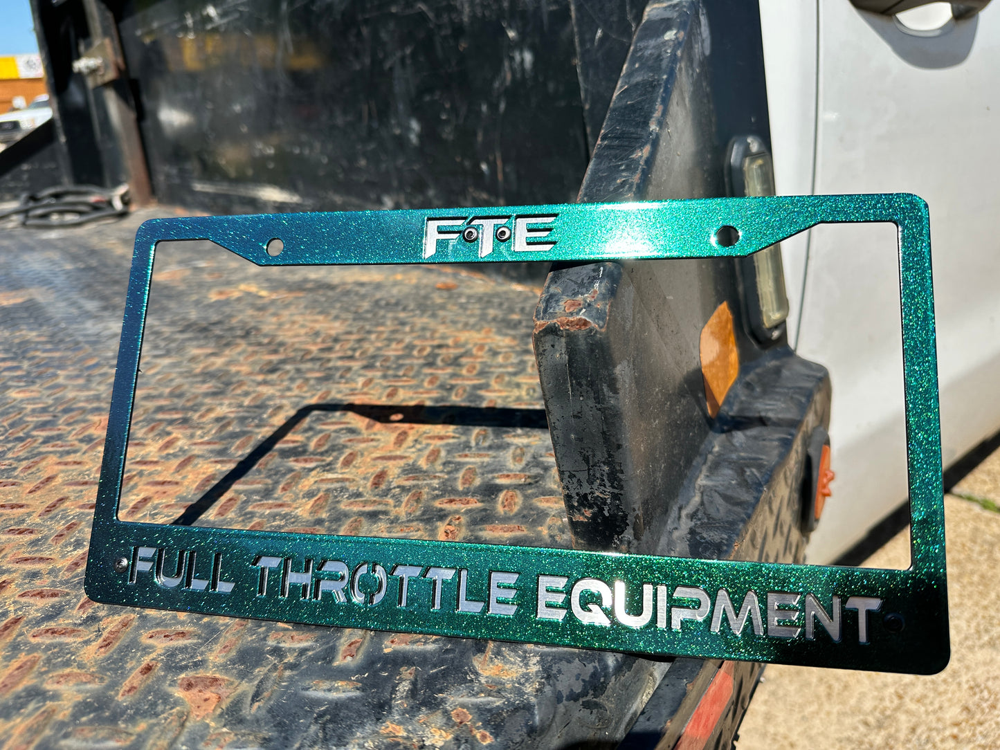 FTE License Plate Cover - Raw / Raw - Full Throttle Equipment