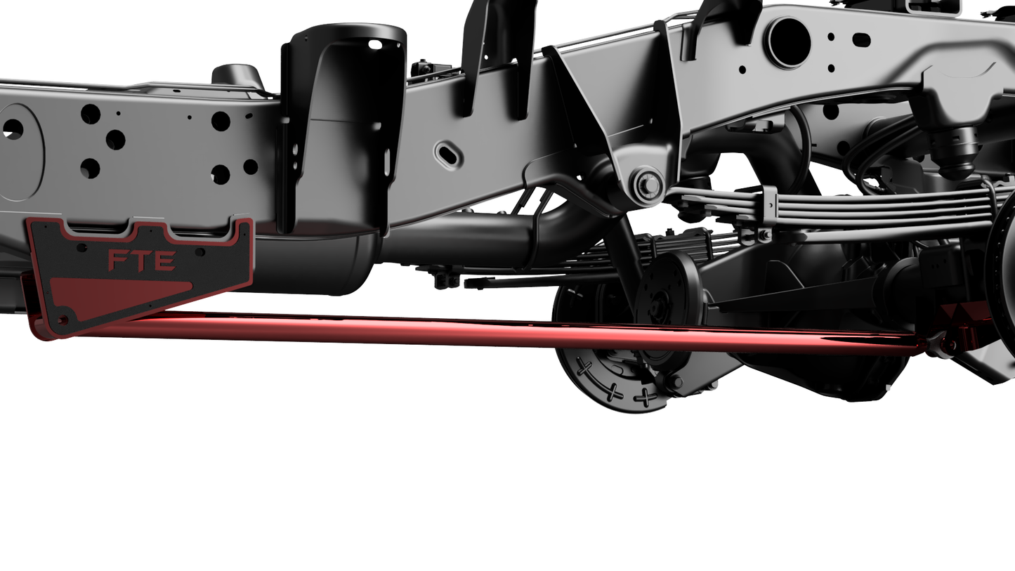 2020-2024 Chevy/GMC 2500/3500HD Tubular Traction Bars (CCSB) - Crew Cab Short Bed / Custom Powder Coat - Full Throttle Equipment